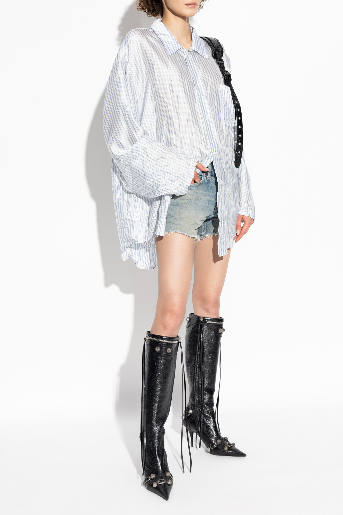 【BALENCIAGA】Denim Mini Shorts デニム ミニ ショートパンツ Balenciaga Denim Shorts | Women's Clothing | Vitkac